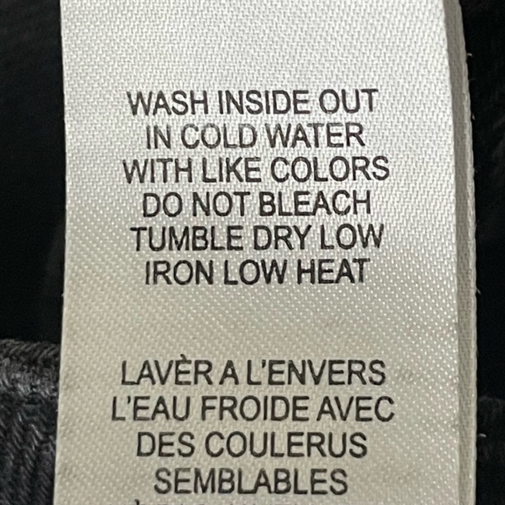 GOOD AMERICAN NWT GOOD CLASSIC RIPPED HIGH WAIST STRAIGHT LEG JEANS BLACK 206 24 - Picture 11 of 11